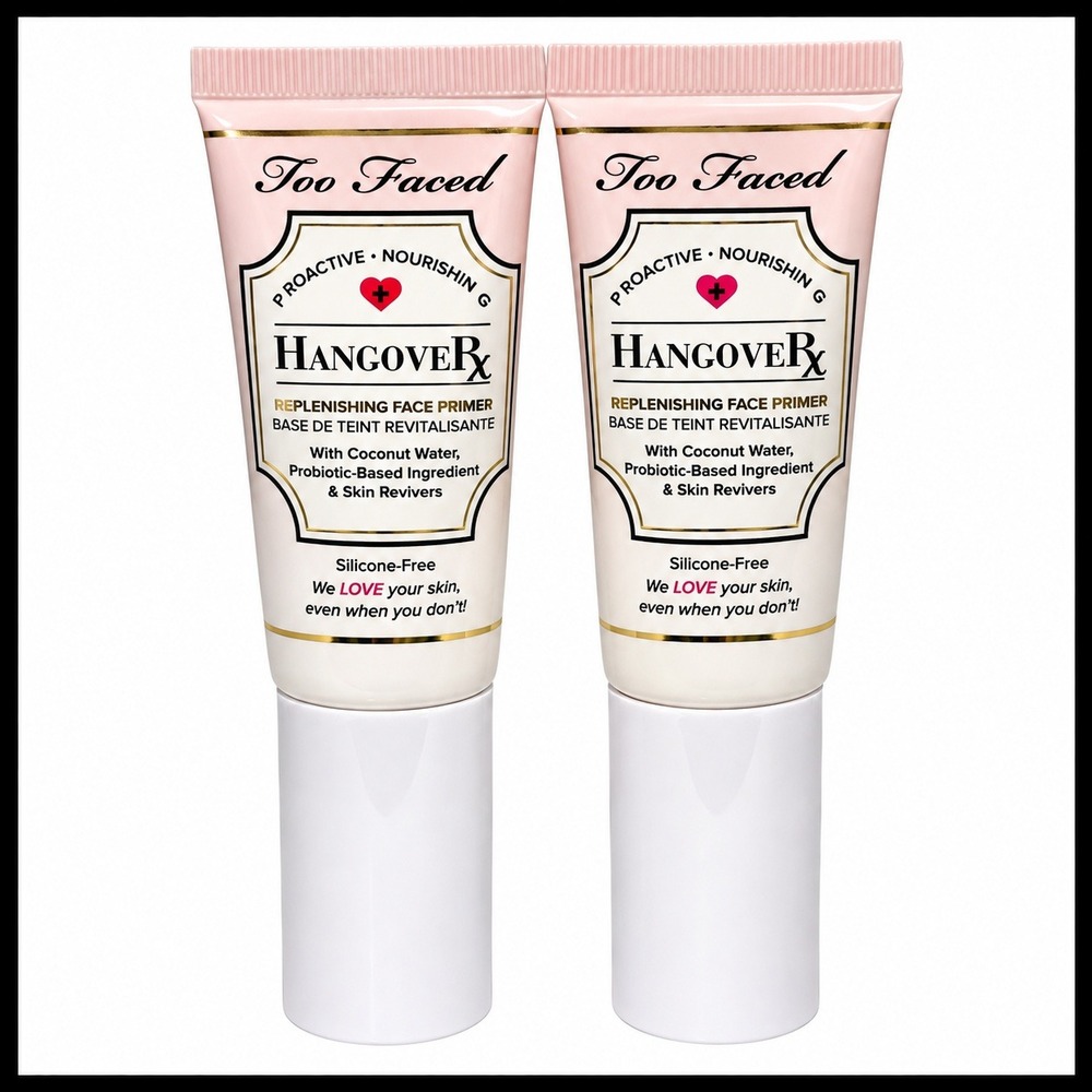Too Faced HangoverRx Replenishing Face Primer 20ml / 0.68oz Set of 2 Tubes